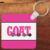 "G.O.A.T. MAMA!" Schlüsselanhänger für Grafikdruck (Rückseite)