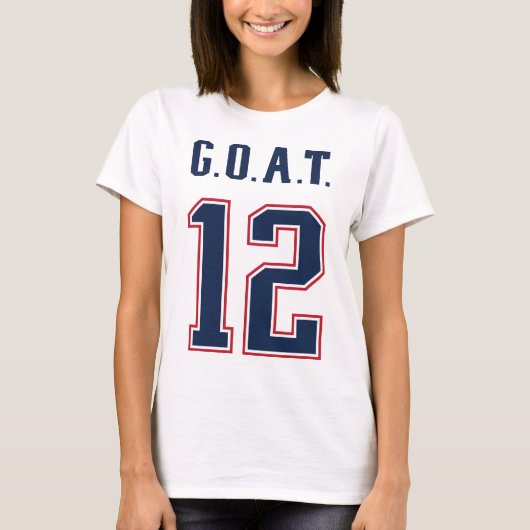 G.O.A.T. Nummer 12 T-Shirt (Vorderseite)