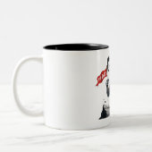 G.O.A.T Vater - Bergletscher Funny Zweifarbige Tasse (Links)