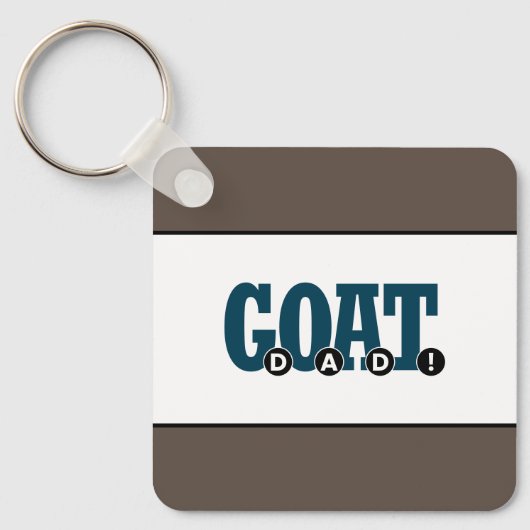 "G.O.A.T. VATER!" Für Vater-Grafik Schlüsselanhänger (Vorderseite)
