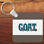 "G.O.A.T. VATER!" Für Vater-Grafik Schlüsselanhänger (Vorderseite)