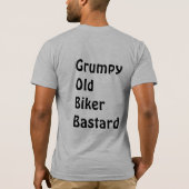 G.O.B.B. Grumpy Old Biker Bastard T-Shirt (Rückseite)