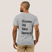 G.O.B.B. Grumpy Old Biker Bastard T-Shirt (Schwarz voll)