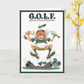 G.O.L.F. BESTE DER FRUSTRATIONEN DES LEBENS KARTE (Gelbe Blume)