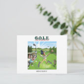 G.O.L.F. SPIEL DES BEGRENZTEN SPASS POSTKARTE (Stehend Vorderseite)