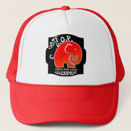 G.O.P. Elephant Less Government (Trucker Hat) Truckerkappe