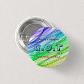 "G.O.T" Kundendienst? Button (Vorne & Hinten)