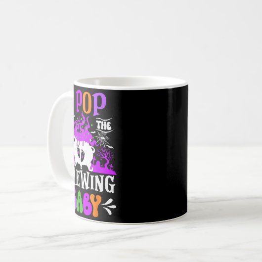 G P Of The Brewing Baby Grandpa To Be Halloween Kaffeetasse (Vorderseite Links)