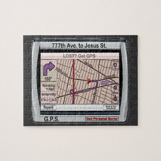G.P.S. Gott-persönlicher Retter Puzzle (Horizontal)