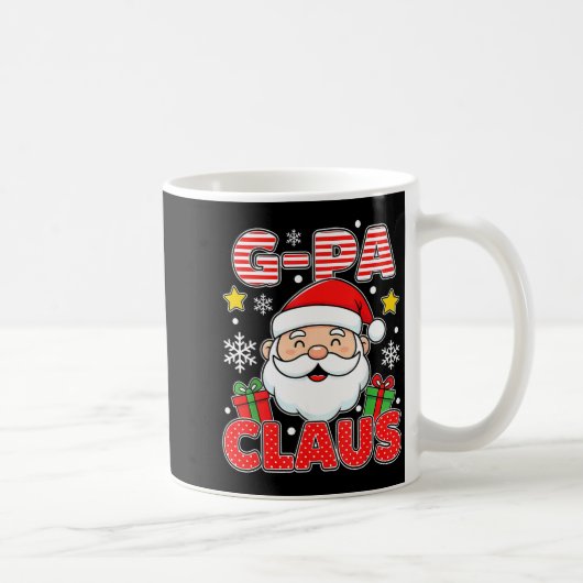 G-pa Claus Shirt Group Matching Family Christmas Kaffeetasse (Rechts)