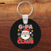 G-pa Claus Shirt Group Matching Family Christmas Schlüsselanhänger (Vorderseite)