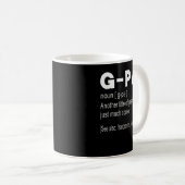G-Pa Definition lustiges Geschenk für Großvater Mä Kaffeetasse (VorderseiteRechts)