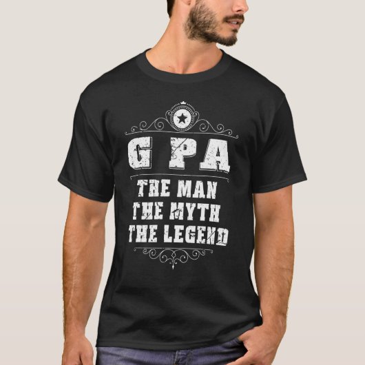 G Pa der Mann, der Mythos, der legendäre Großvater T-Shirt (Vorderseite)