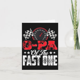 G-PA der schnellen 1. Geburtstagsfamilie Karte