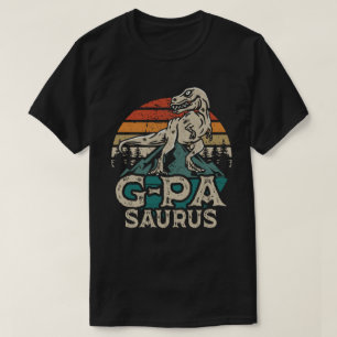 G-Pawsaurus Dinosaur Grandpa Saurus Fathers Day T-Shirt