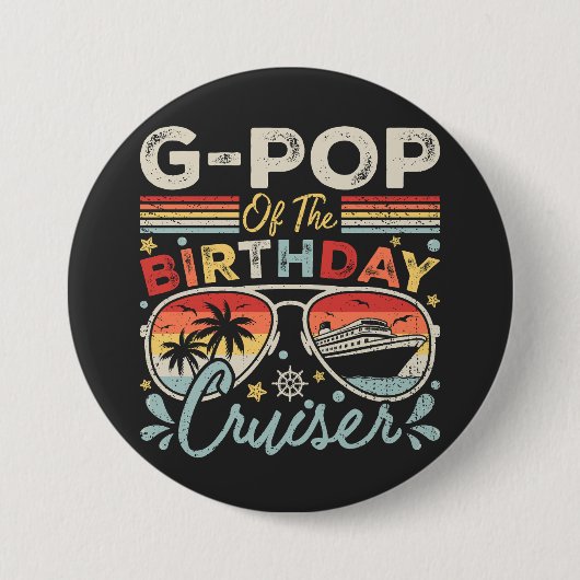 G-Pop der Geburtstagsrundfahrt Button (Vorderseite)