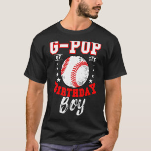 G Pop des Geburtstags Junge Baseball Thema heute T-Shirt