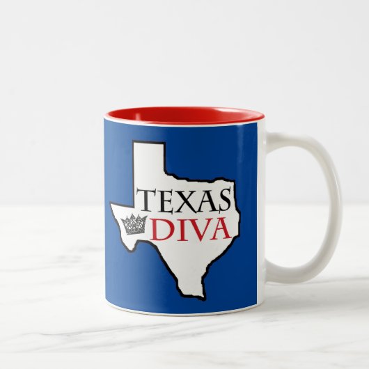 G.R.I.T. - in Texas aufgezogene Mädchen Zweifarbige Tasse (Rechts)