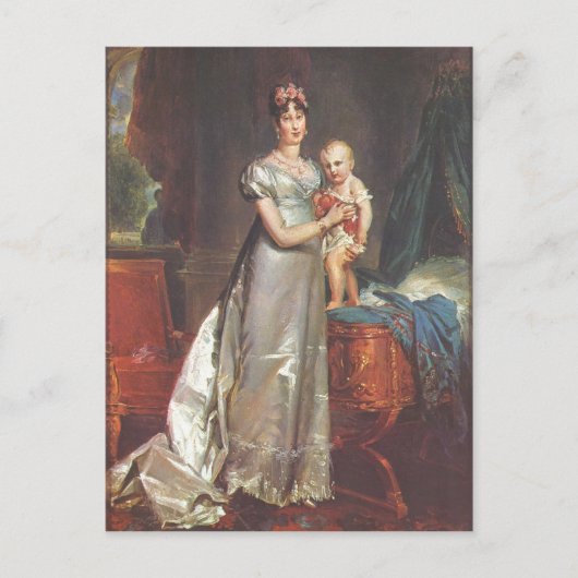 G? rard, Fran? ois Pascal Simon Portr? t der Marie Postkarte (Vorderseite)