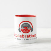 G&S-Feierlichkeiten Rot-Weiß-Tasse Tasse (Zentrum)