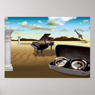 G-Scharfes in der Wüste - Surrreal Poster