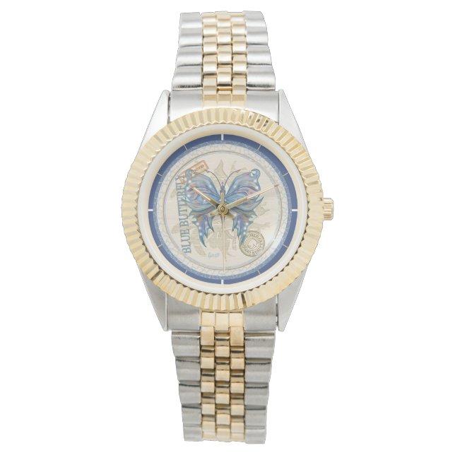 G Schmetterling Armbanduhr (Vorderseite)
