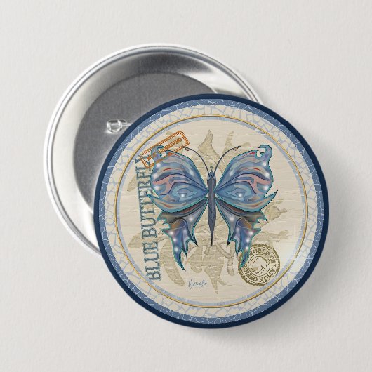 G Schmetterling Button (Vorne & Hinten)