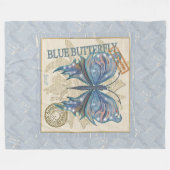 G Schmetterling Fleecedecke (Vorderseite (Horizontal))