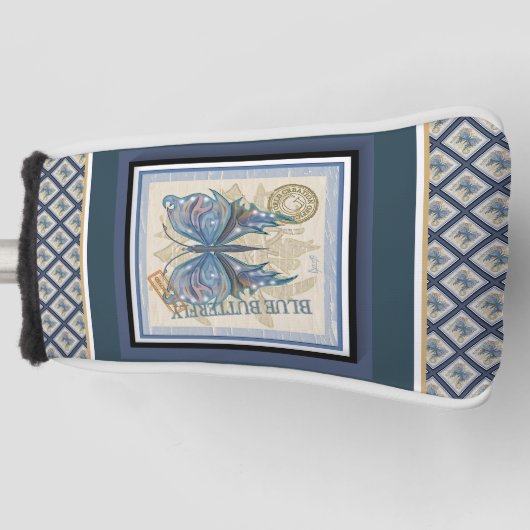 G Schmetterling Golf Headcover (Vorderseite)