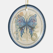 G Schmetterling Keramik Ornament (Links)