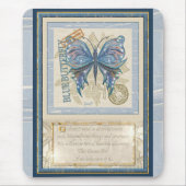 G Schmetterling Mousepad (Vorne)