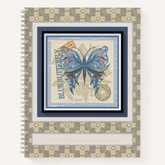 G Schmetterling Notizblock (Vorderseite)