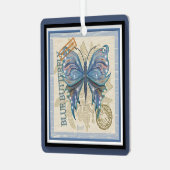 G Schmetterling Ornament Aus Metall (Vorderseite links)