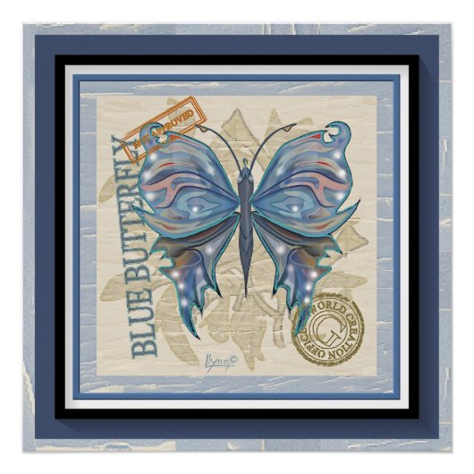 G Schmetterling Poster (Vorderseite)