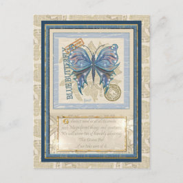 G Schmetterling Postkarte