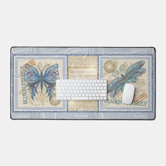 G Schmetterling Schreibtischunterlage (Tastatur & Maus)