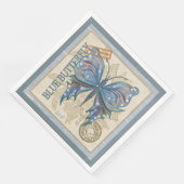 G Schmetterling Serviette (Ecke)