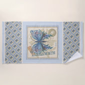 G Schmetterling Strandtuch (Vorderseite)