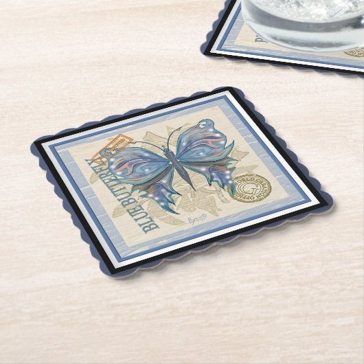 G Schmetterling Untersetzer (angewinkelt)