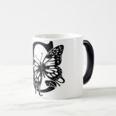 G Schwarzer Butterfly Verwandlungstasse (VorderseiteRechts)