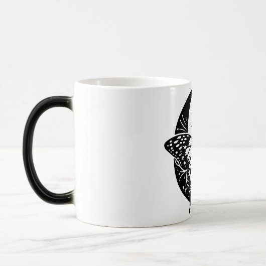 G Schwarzer Butterfly Verwandlungstasse (Links)