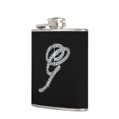 G Script "Diamond Bling"-Flasche Flachmann (Links)
