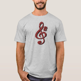 G Sharp Music Note Tee