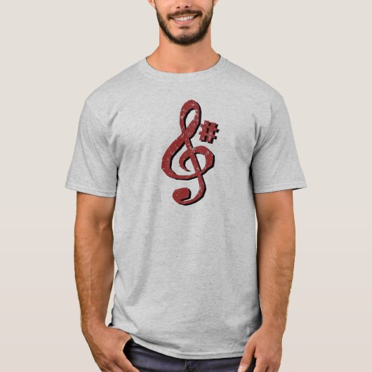 G Sharp Music Note Tee (Vorderseite)