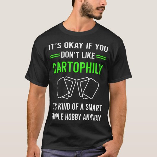 G Smart People Cartophily Cartophilist T-Shirt (Vorderseite)