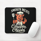 G Smokin Meats Clapn Cheeks Mousepad (Mit Mouse)