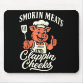G Smokin Meats Clapn Cheeks Mousepad (Vorne)