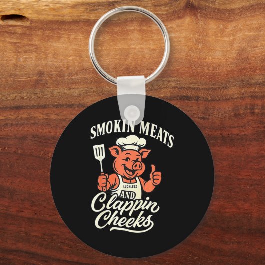 G Smokin Meats Clapn Cheeks  Schlüsselanhänger (Vorderseite)