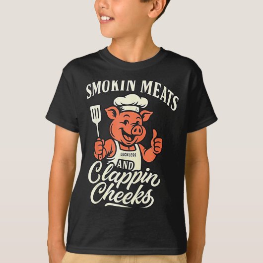 G Smokin Meats Clapn Cheeks  T-Shirt (Vorderseite)