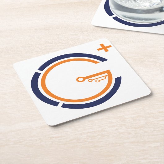 G+STEAM-Untersetzer Rechteckiger Pappuntersetzer (angewinkelt)